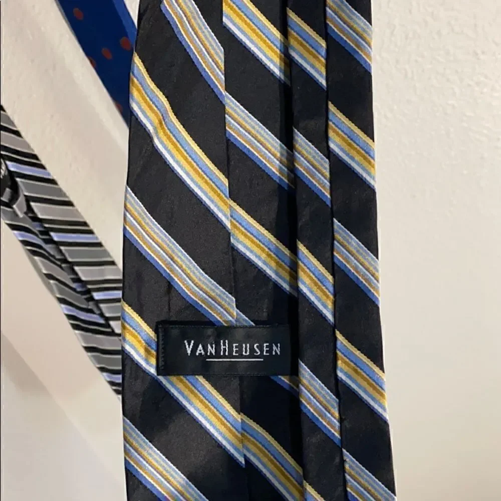 3 Men’s Pattern Ties- 100% Silk